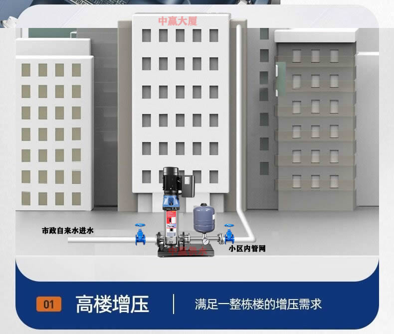全自動變頻恒壓增壓泵安裝方法